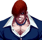 Retrato Orochi Iori The King of Fighters '97