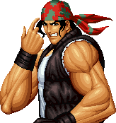 Retrato victoria Ralf Jones KOF '97