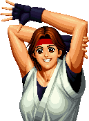 Retrato victoria Yuri Sakazaki KOF '97