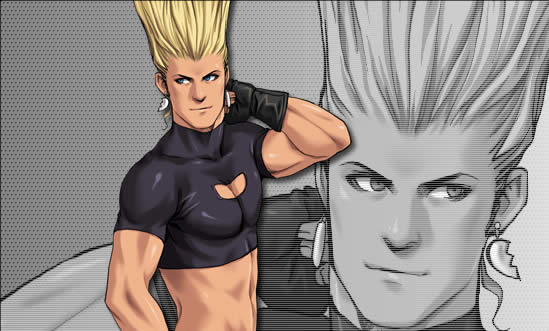 Retrato completo Benimaru Nikaido KOF Neowave