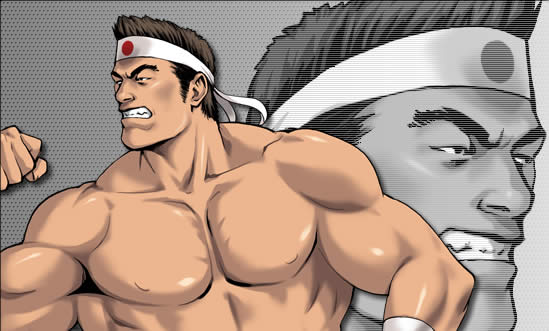 Retrato completo Goro Daimon KOF Neowave