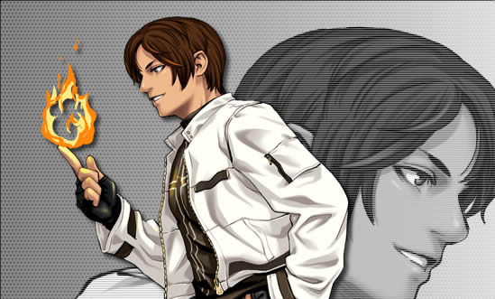 Retrato completo Kyo Kusanagi KOF Neowave