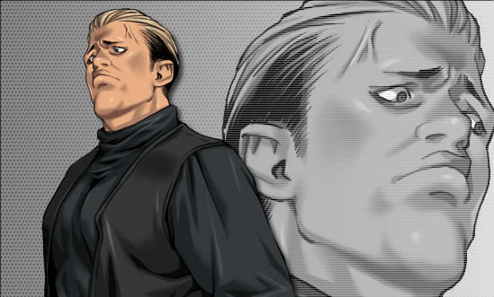 Retrato completo Ryuji Yamazaki KOF Neowave