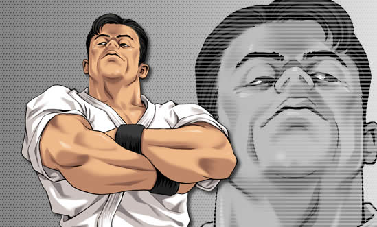 Retrato completo Takuma Sakazaki KOF Neowave