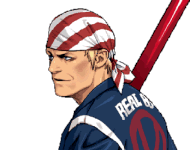Retrato Billy Kane The King of Fighters Neowave