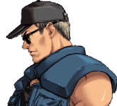 Retrato Clark Still The King of Fighters Neowave