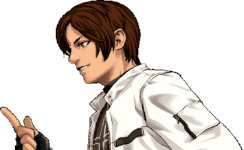 Retrato Kyo Kusanagi The King of Fighters Neowave