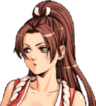 Retrato Mai Shiranui The King of Fighters Neowave