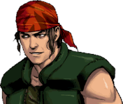 Retrato Ralf Jones The King of Fighters Neowave