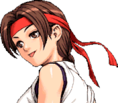 Retrato Yuri Sakazaki The King of Fighters Neowave