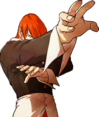 Retrato victoria Iori Yagami KOF XI