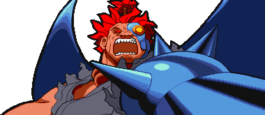 Retrato Cyber Akuma Marvel Super Heroes Vs. Street Fighter