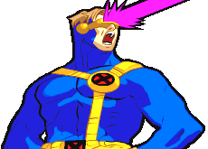 Retrato Cyclops Marvel Super Heroes Vs. Street Fighter