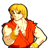 Retrato Ken Marvel Super Heroes Vs. Street Fighter