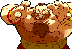Retrato Zangief Marvel Super Heroes Vs. Street Fighter