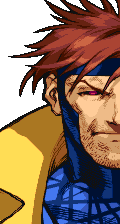Retrato Gambito Marvel VS. CAPCOM: Clash of Super Heroes