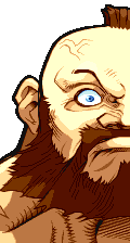 Retrato Zangief Marvel VS. CAPCOM: Clash of Super Heroes