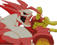 Retrato Lord Raptor Night Warriors: Darkstalkers' Revenge