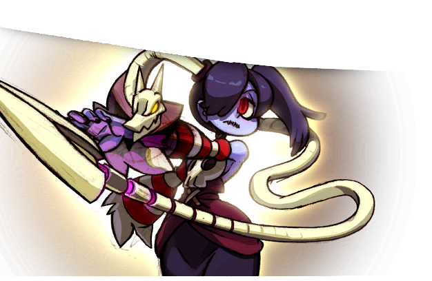 Artwork selección personajes Squigly Skullgirls