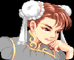 Retrato Chun-Li Street Fighter II Turbo Hyper Fighting