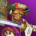 Retrato Yoshimitsu Soul Calibur