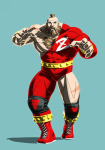 Concept Art Traje alternativo modo historia Zangief Street Fighter V